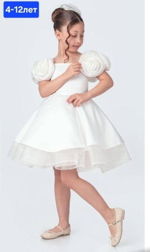 Нарядное платье Zeya Moda Kids белый