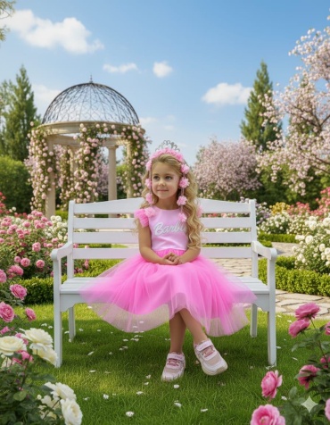 Нарядное платье Barbie розовый