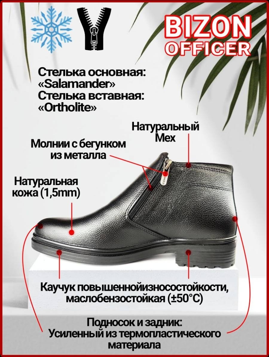 Сапоги Бизон черный