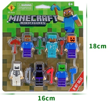 Фигурка Фигурка Майнкрафт 5 см 6 шт