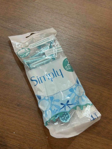 Simply синий бритвенный станок 4 шт