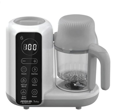 Пароварка ARSHIA Ultimate Baby Food Processor 7in1 1 л. белый