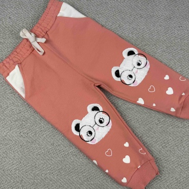 Спортивные брюки коралловый