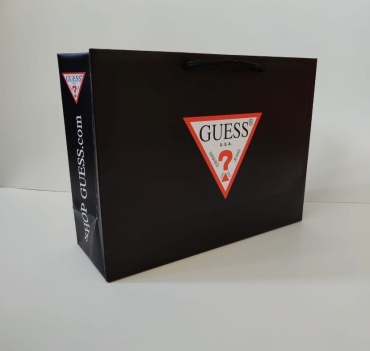 Подарочный пакет GUESS 1 шт картон 30х22 см