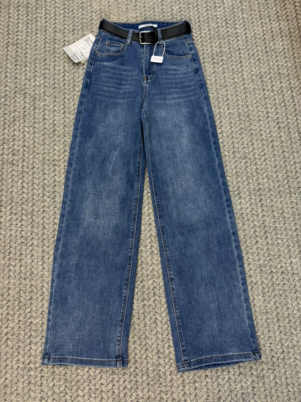 Джинсы прямые Denim синий
