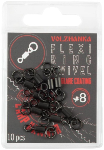 Вертлюг ВОЛЖАНКА Вертлюг с кольцом Flexi Ring Swivel # 8
