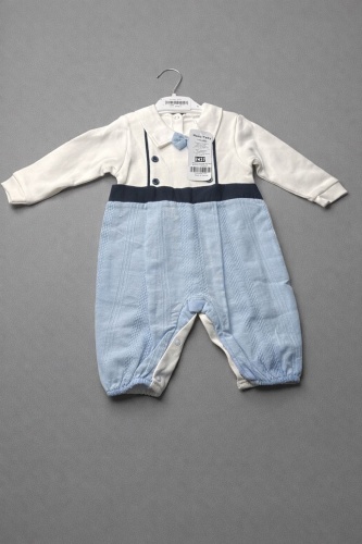 Слип NONO baby белый, голубой