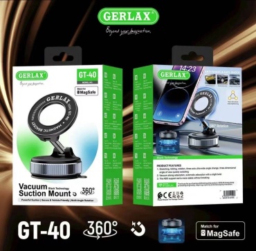 Магнитный держатель GERLAX GERLAX GT-40 черный