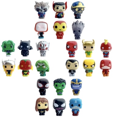 Фигурка Мстители Набор героев Мини-фигурка Мстителей Marvel legends 4 см 24 шт