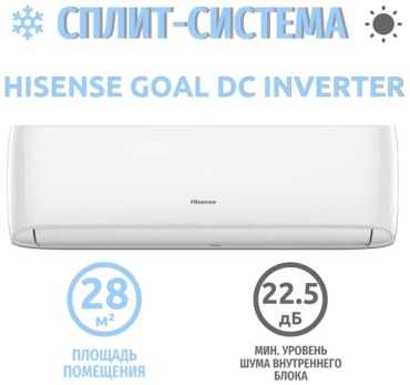 Hisense GOAL DC Inverter AS-09UW4RYRCA05 белый
