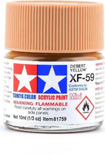 Краски Tamiya XF-59 песочно-желтый