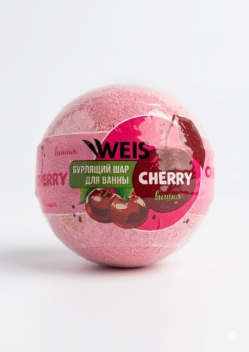 Weis Cherry бурлящий шар для ванны 160 гр бомбочка 160 г