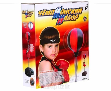 Тренировочный снаряд 1TOY Набор 1TOY груша красный
