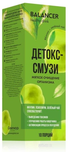 Детокс комплекс Balancer Детокс-смузи 60 г