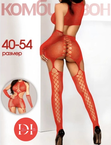 Боди DiLove красный, графит