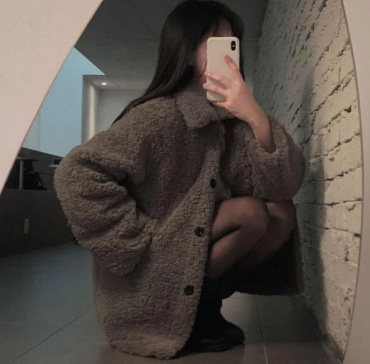 Пальто черный