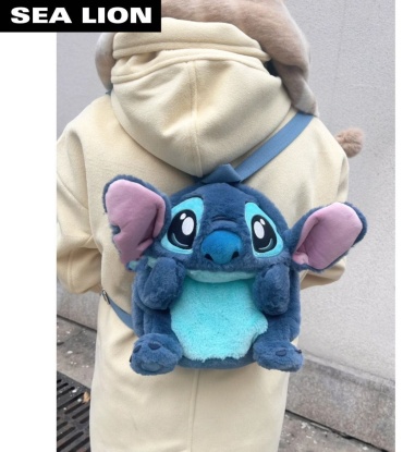 Рюкзак Stitch плюш синий
