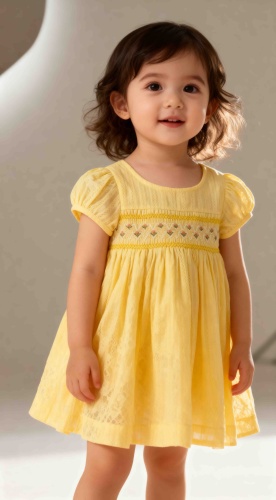 Повседневное платье FREEDOM kids желтый