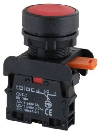 TBLOC кнопка PSR-1C Красная кнопка управления с пружиной возврата, красный