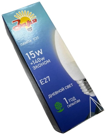 Заря 15W E27, светодиодная, дневной белый