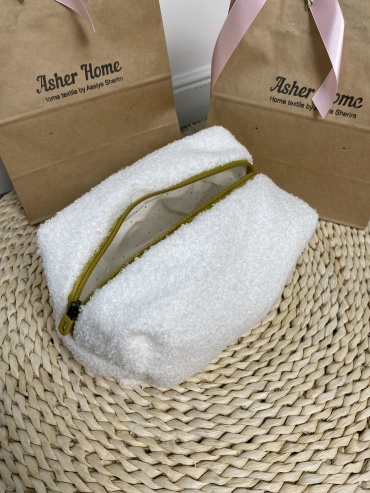 Asher Home косметичка хлопок, плюш 12X24 см