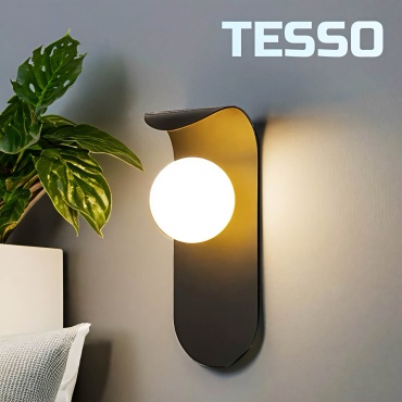Бра настенный TESSO LED, черный