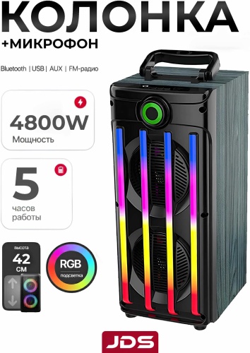 Портативная колонка JDS JAR-N09 черный