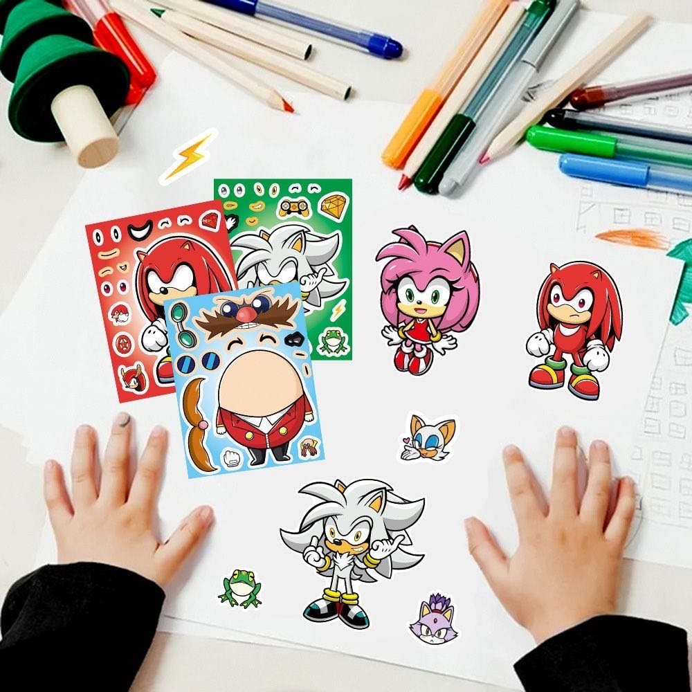 Наклейки Набор наклеек Соник/Sonic