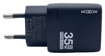 Зарядное устройство Moxom LX-HC818 USB, USB Type-C черный