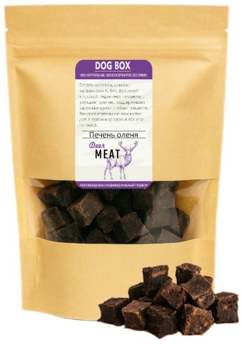 Лакомство DOG BOX печень оленя 100 г