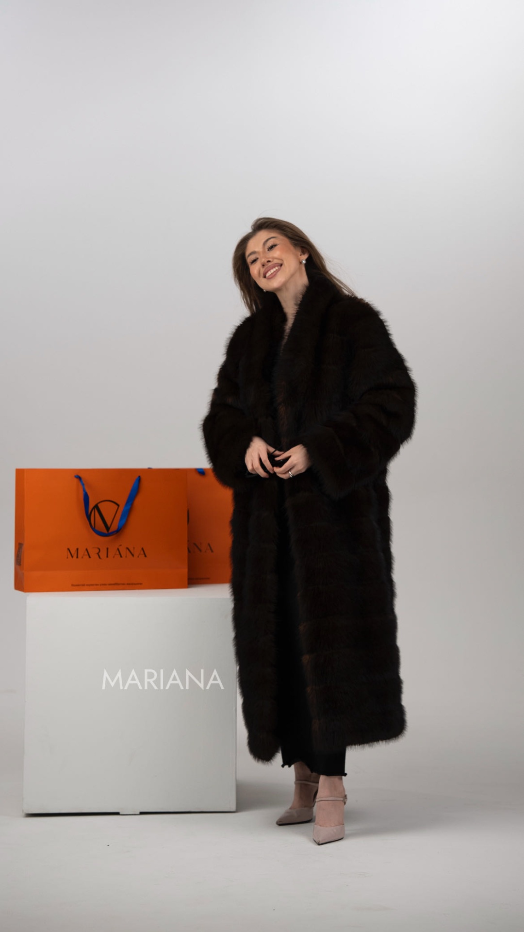 Шуба MARIANA темно-коричневый