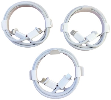 Кабель USB TypeC (F), USB TypeC (M), 1 м, белый