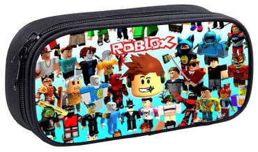 Пенал Fashion Notes Roblox notes, застежка молния, черный