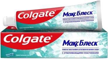 Colgate зубная паста Макс Блеск Кристальная мята 100 мл