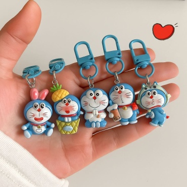 Брелок Котенок 3 см пластик, оникс 1 шт