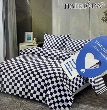 Комплект Пандора К15 1.5-спальный сатин, 2 наволочки: 70x70 см