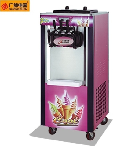 Фризер для мороженого Guangshen BJ368C розовый