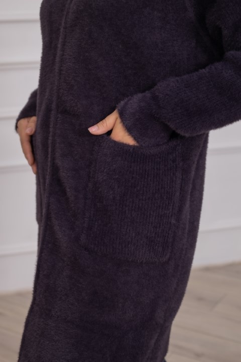Кардиган Granat.Furs фиолетовый