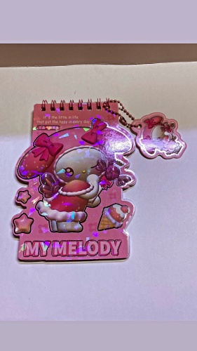 Блокнот Melody, A7, 36 л, розовый