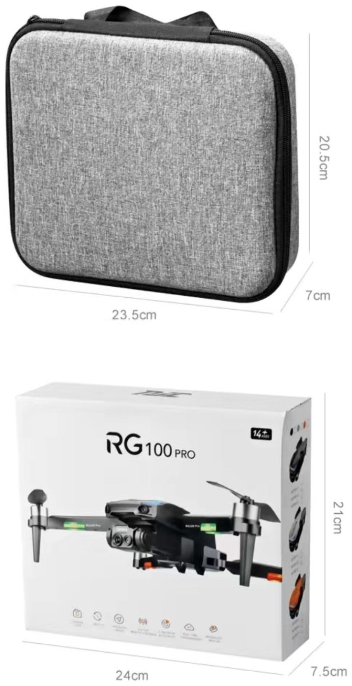 Дрон RG 100 PRO черный