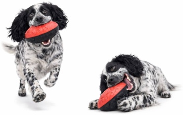 Игрушка PET мячик Регби двухцветный мультиколор