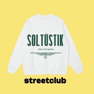 Свитшот SOLTUSTIK белый