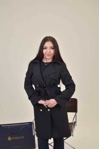 Тренчкот Furello черный
