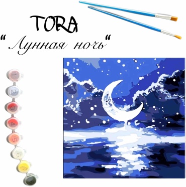 Картина TORA “Лунная ночь” 20х20