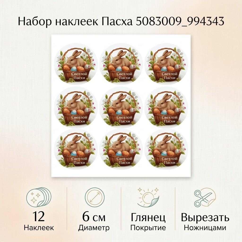 Наклейки Пасха 5083009_994343