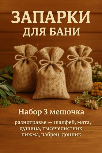 Набор для бани Разнотравье 3 шт
