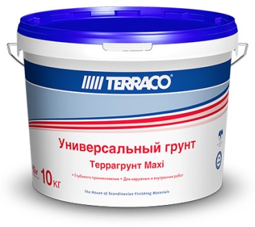 Грунтовка Terraco Универсальный 10 кг, бесцветный