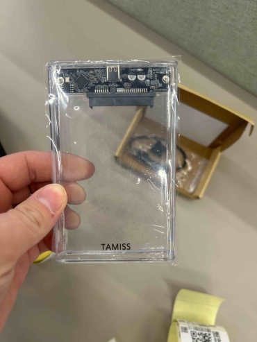 Tamiss Кейс для жесткого диска 2.5 Usb C 3.1 прозрачный