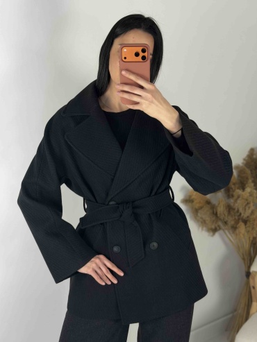 Пальто LS Shop черный
