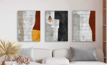 Room Art KZ модульная картина Абстрактное искусство 200x100 см